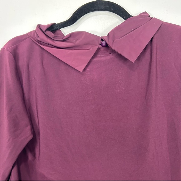 JOSEPH RIBKOFF ballon maroon midi knee length dress R24 - Picture 5 of 8